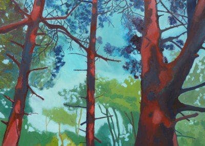 norwich landscape painting Claire Cansick Mousehold
