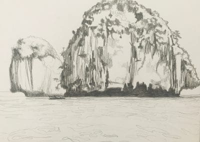 Floating Island drawing