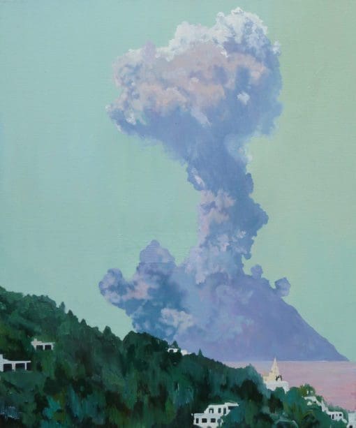 The Paroxysm of Stromboli painting by Claire Cansick