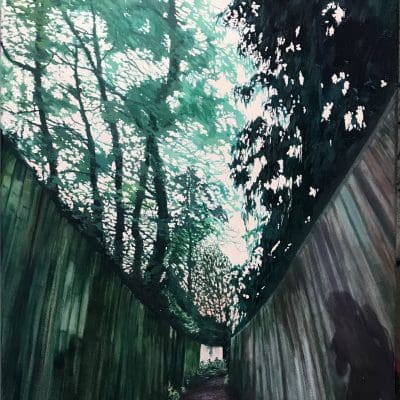 Paradise Path II painting by Claire cansick