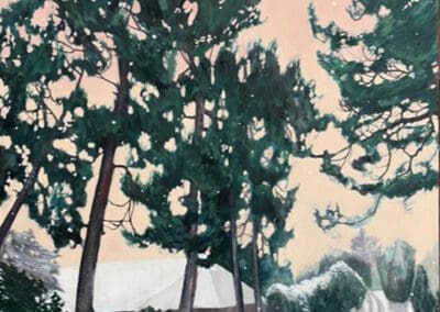 Take Me to Burbank landscape paining by Claire Cansick