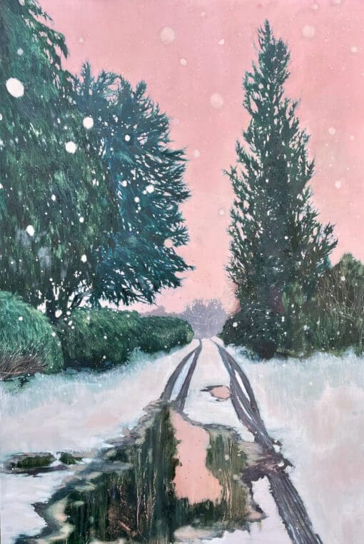The Way We Never Go oil painting by Claire Cansick