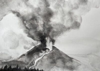 Kiluea erupting by Claire Cansick