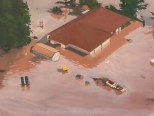 Woodburn Australia Floods by Claire Cansick