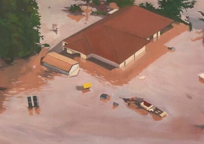 Woodburn Australia Floods by Claire Cansick