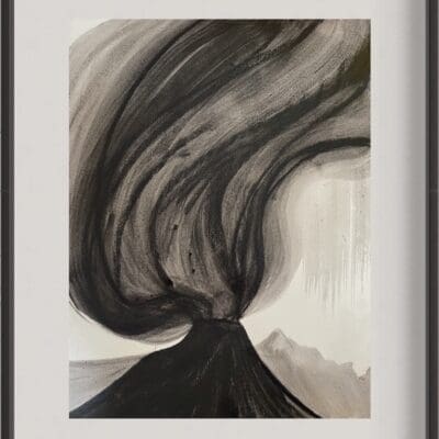 Ash Cloud I - framed