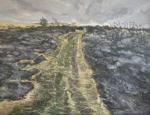 Scorched Field Stiffkey 30.08 Claire Cansick by Claire Cansick