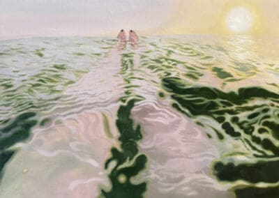 Wave Idle Wave seascape Claire Cansick