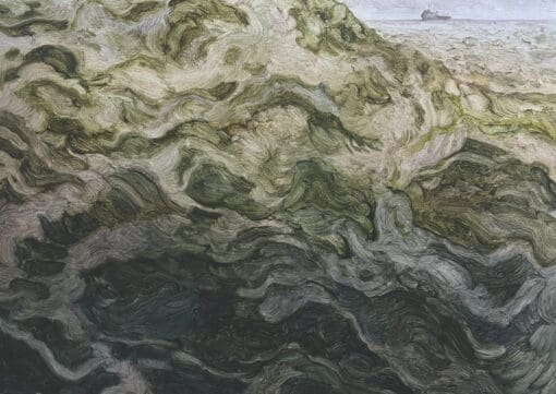 Unfurling Green Rainbows II by Claire Cansick